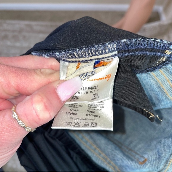 Citizen's of Humanity maternity boot cut wide leg jeans medium wash 30" waist - Picture 11 of 11